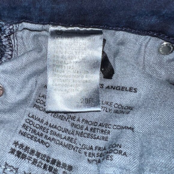 AG Prima Ankle Cigarette Leg Jeans Contour 360 Dark Wash Size 28 - Picture 9 of 9